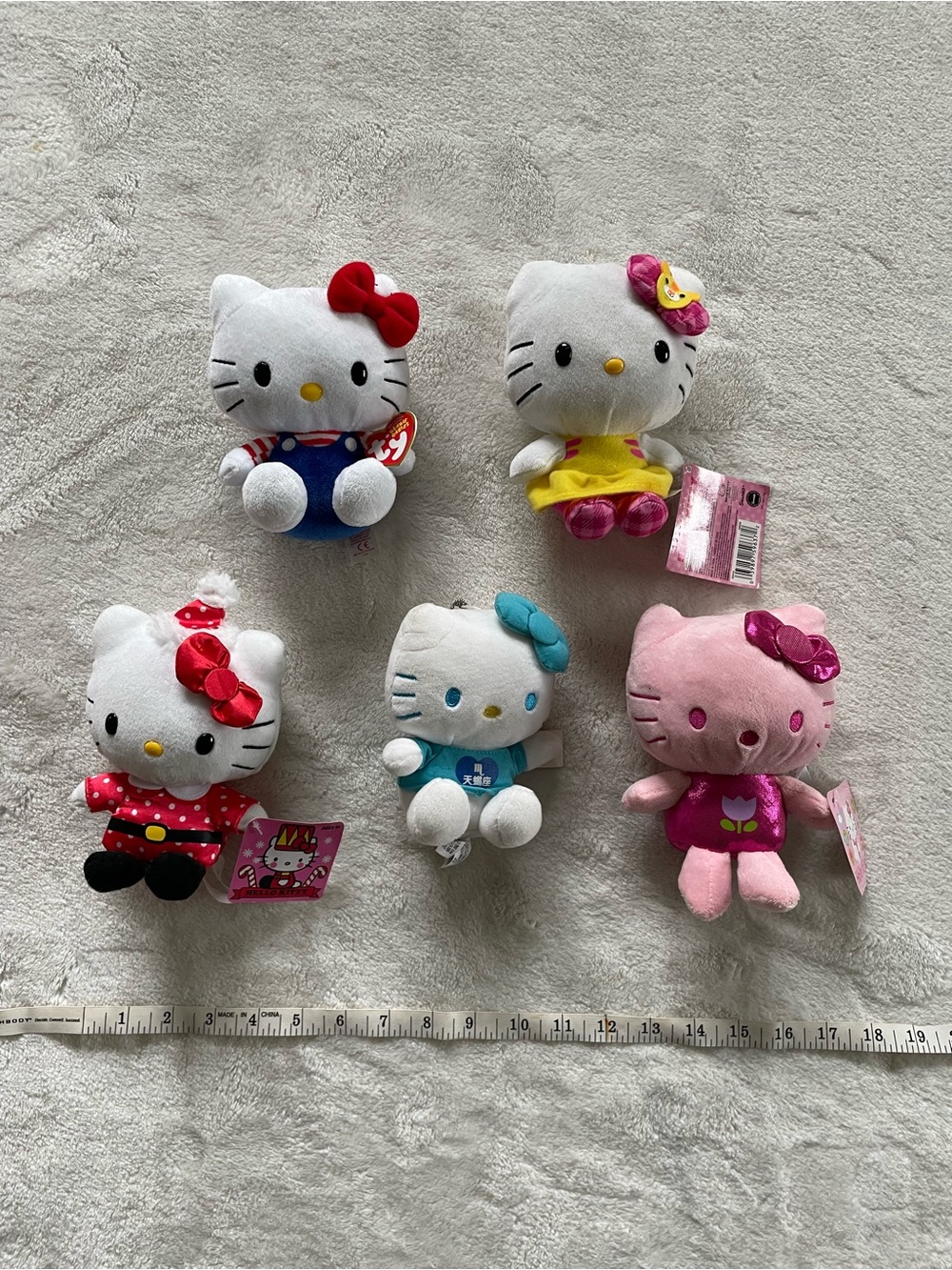 Bundle of Eleven (11) Hello Kitty Plushes - Picture 4 of 7